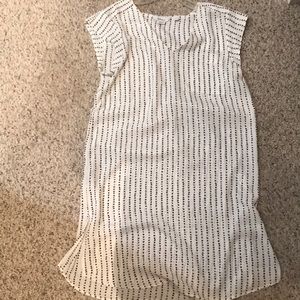 Xxs white polka dot dress/long top
